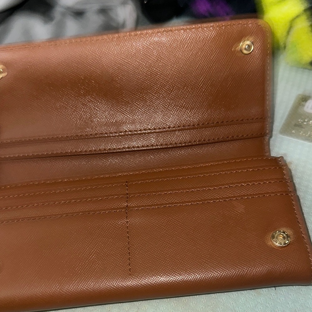 Tory Burch Tan Leather Wallet - Picture 3 of 11